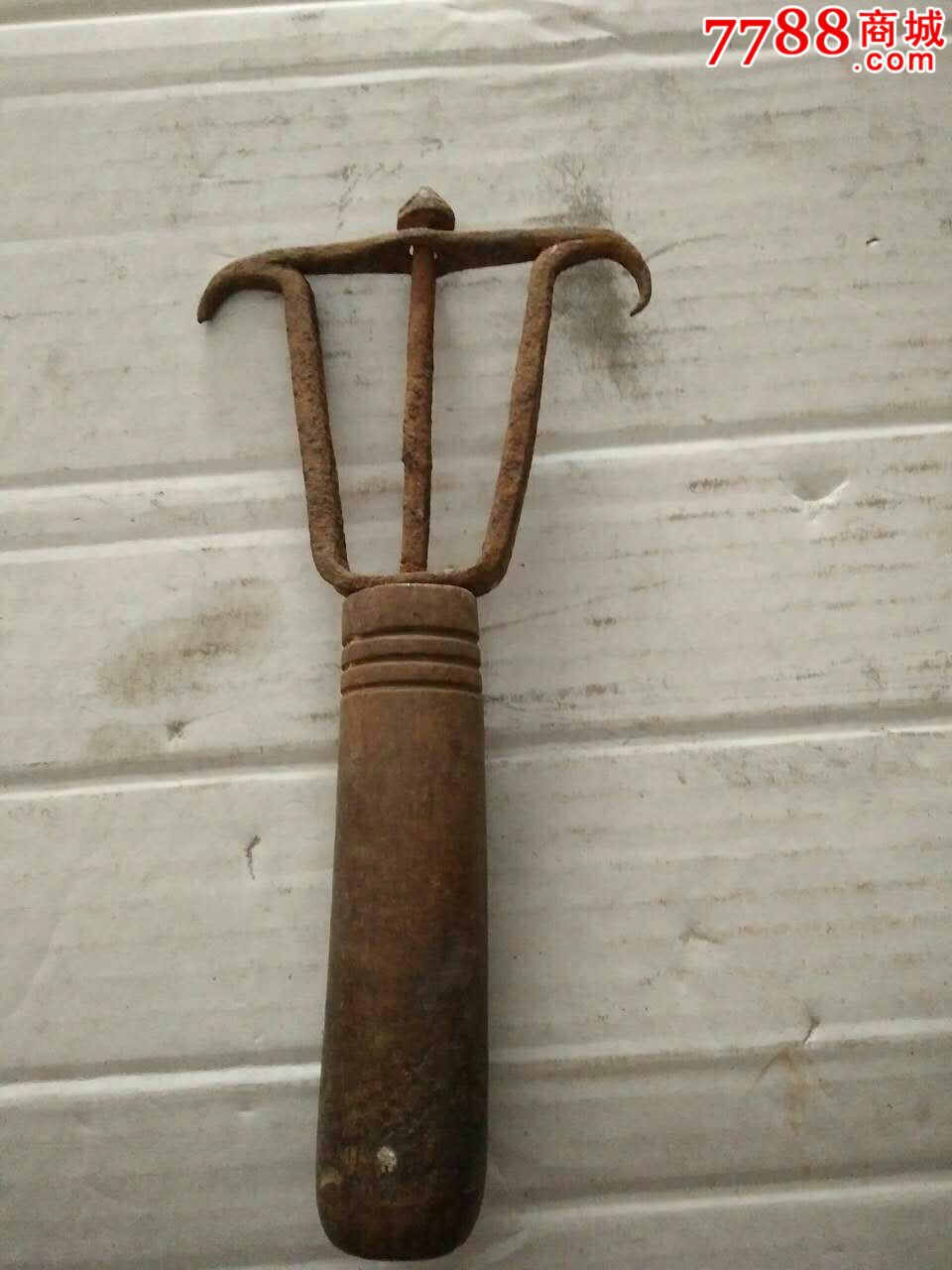 清代纺线工具19*8cm