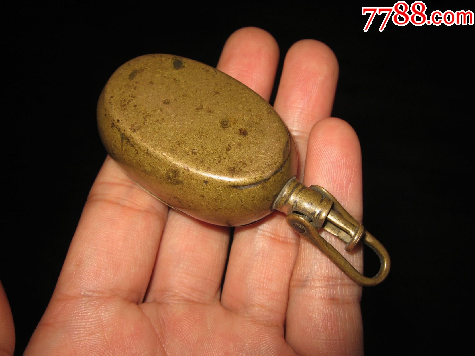 清代小铜盒.已定