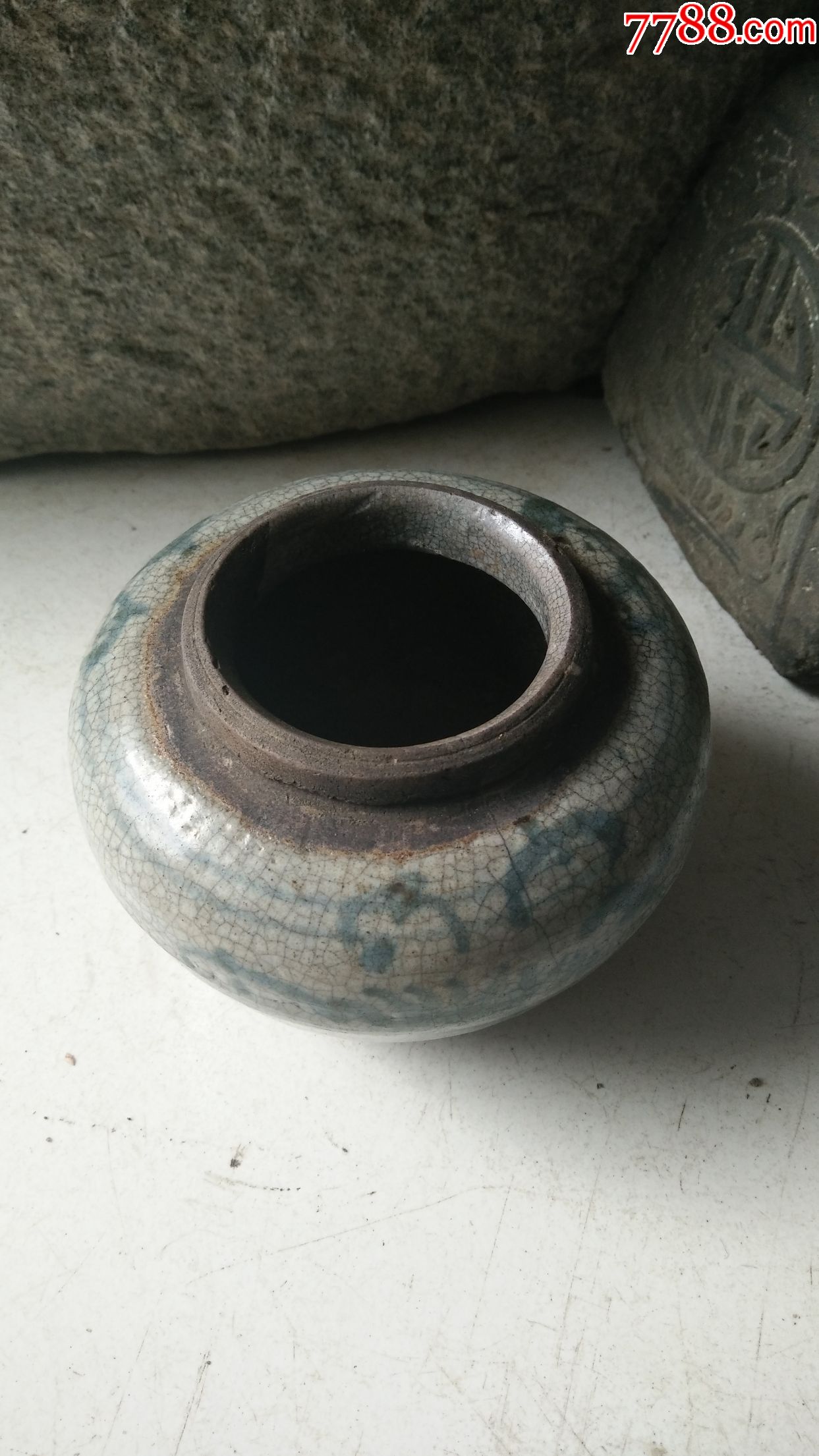 青花开片罐-se48579162-青花瓷-零售-7788收藏__中国收藏热线