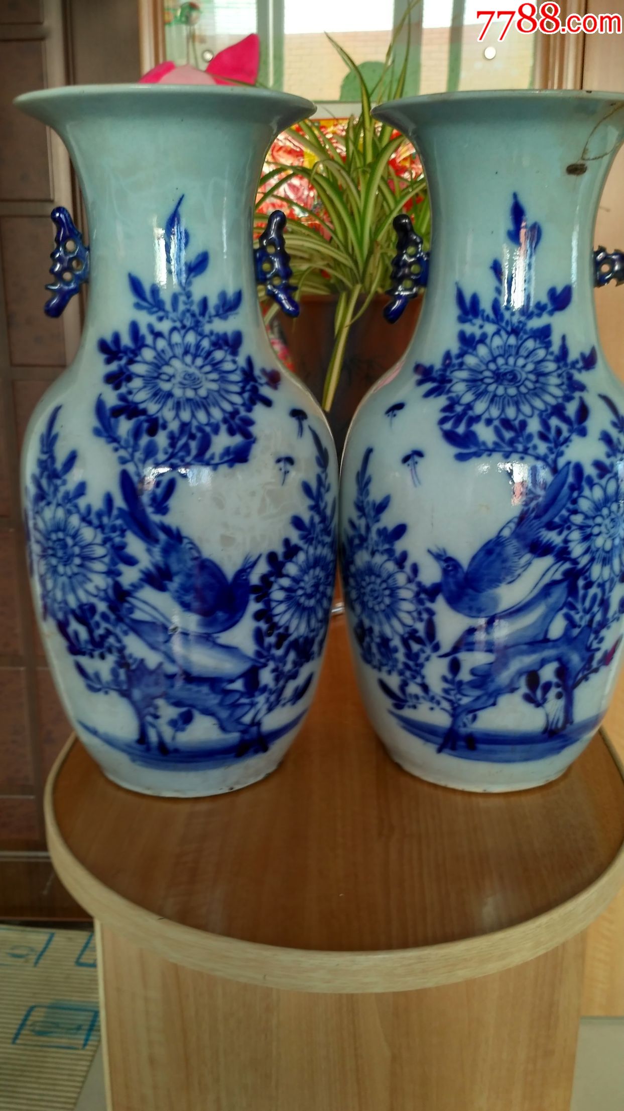 150件北方喜鹊登枝胆瓶一对,包老包快都是