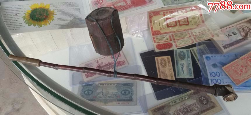 清代和田玉烟枪一套完整-和田玉-7788旧书网