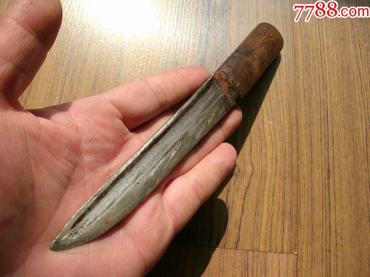 清代蒙古人餐具,鲛柄好条子,是古物,符合国家规范的