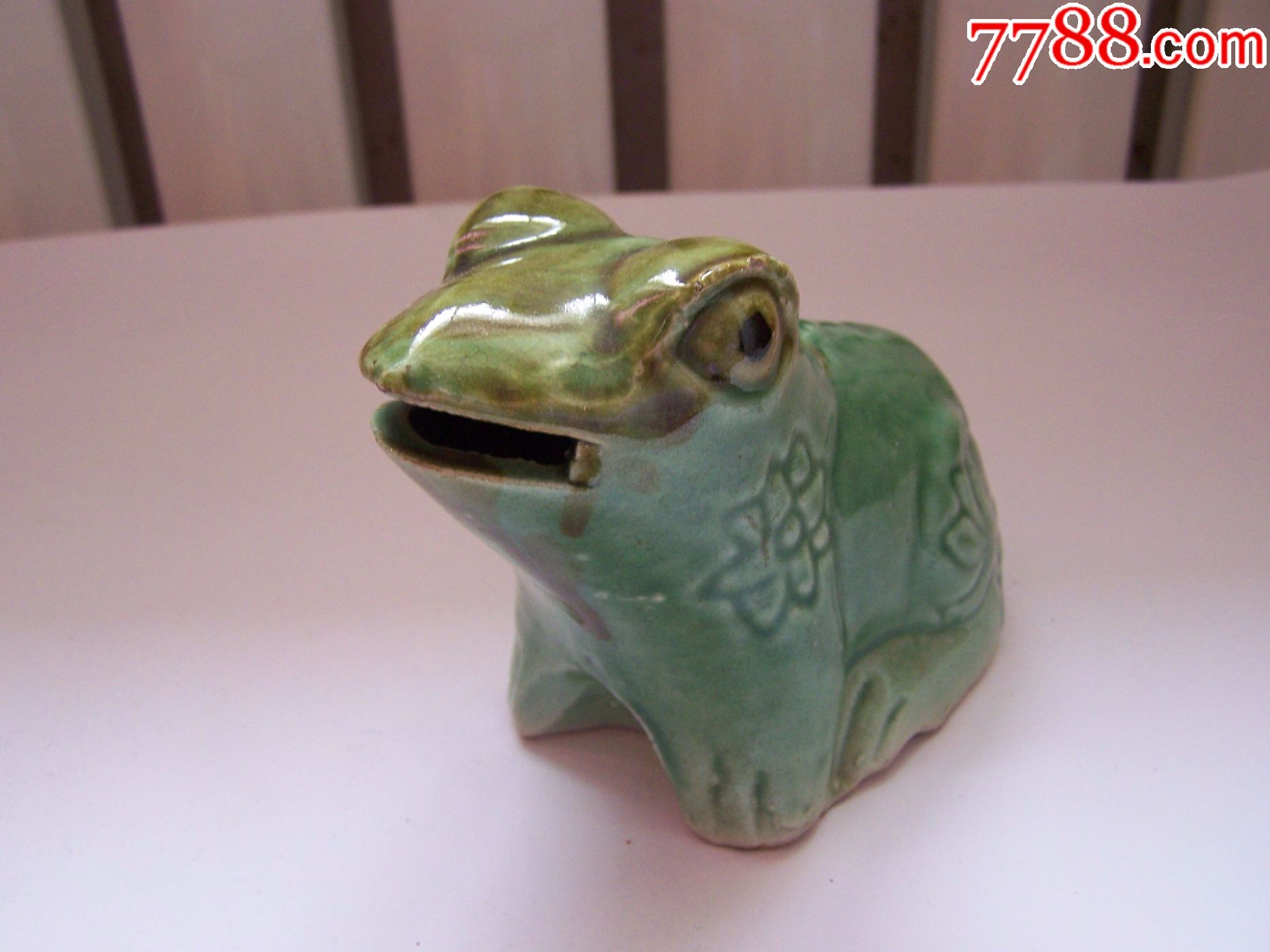 老式,青蛙(陶瓷),存钱罐,完好,好品,点图可放大