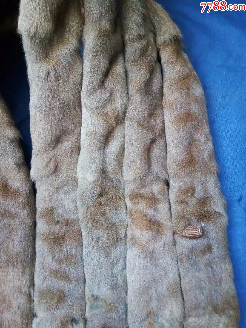 松鼠毛皮披肩,围脖,毛皮,老皮草,老裘皮.