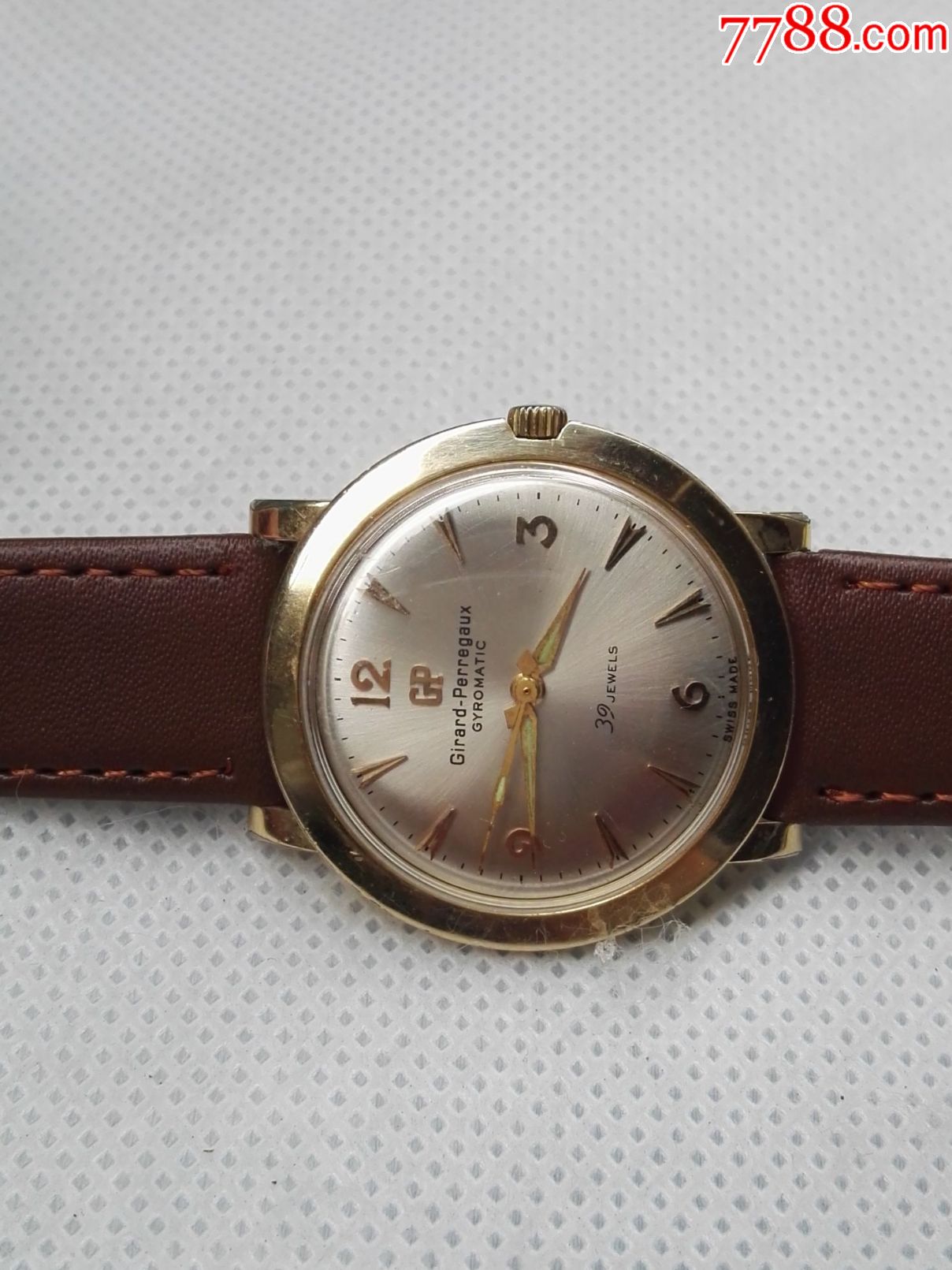 瑞士自动机械男表芝柏39钻自动男表