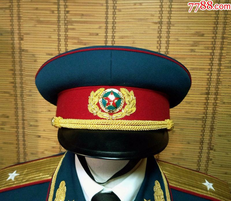 中国将军军帽图片