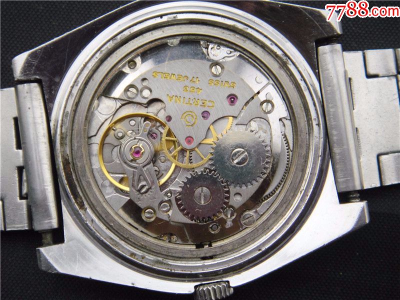 蓝标大号瑞士雪铁纳男机械表机芯453