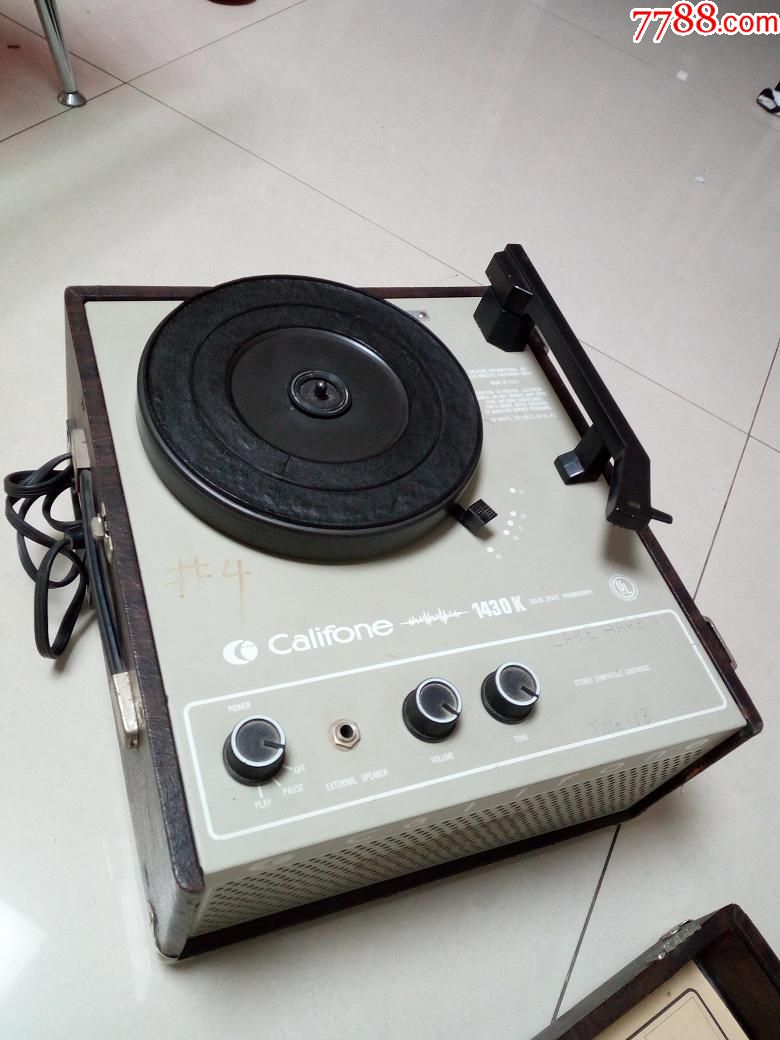 古董美国califone电唱机