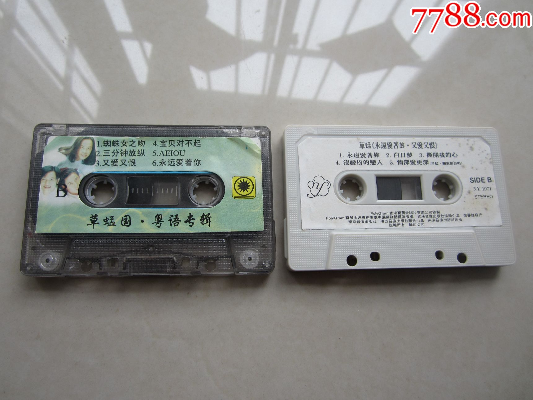 草蜢:半点心、永远爱着你。