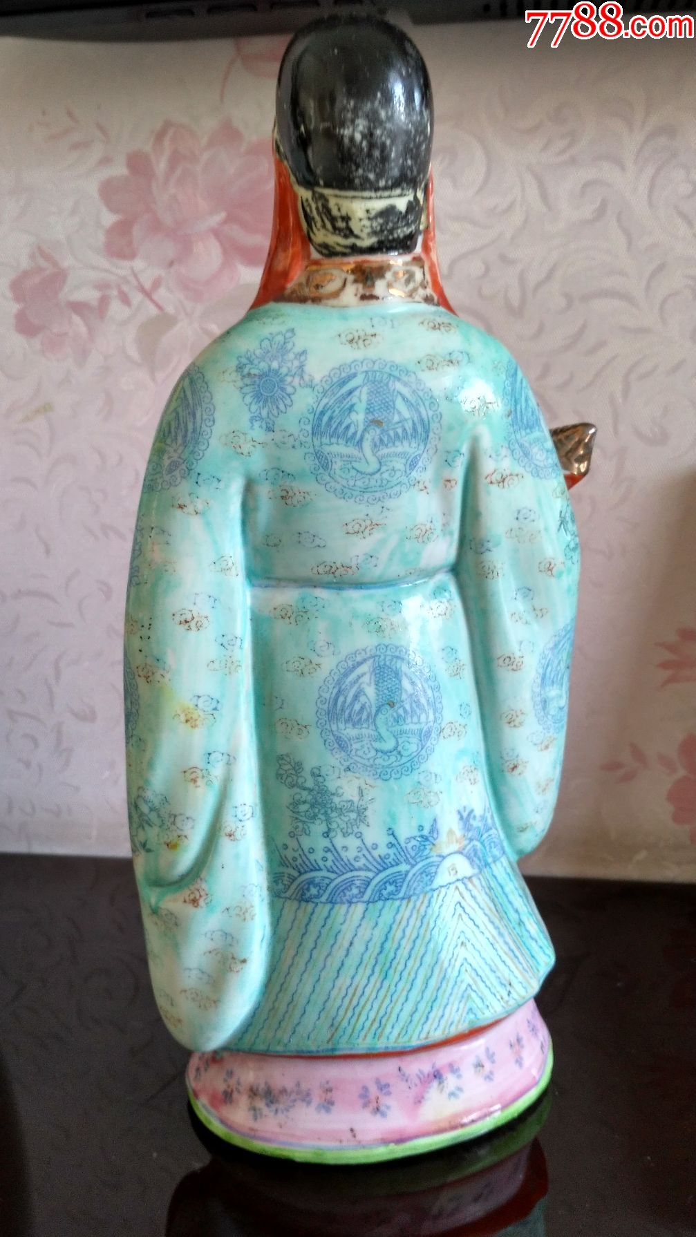 建国左右文财神瓷像,保真包老包快.34厘米高