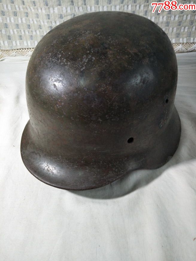 国军抗战苹果绿带徽m35钢盔