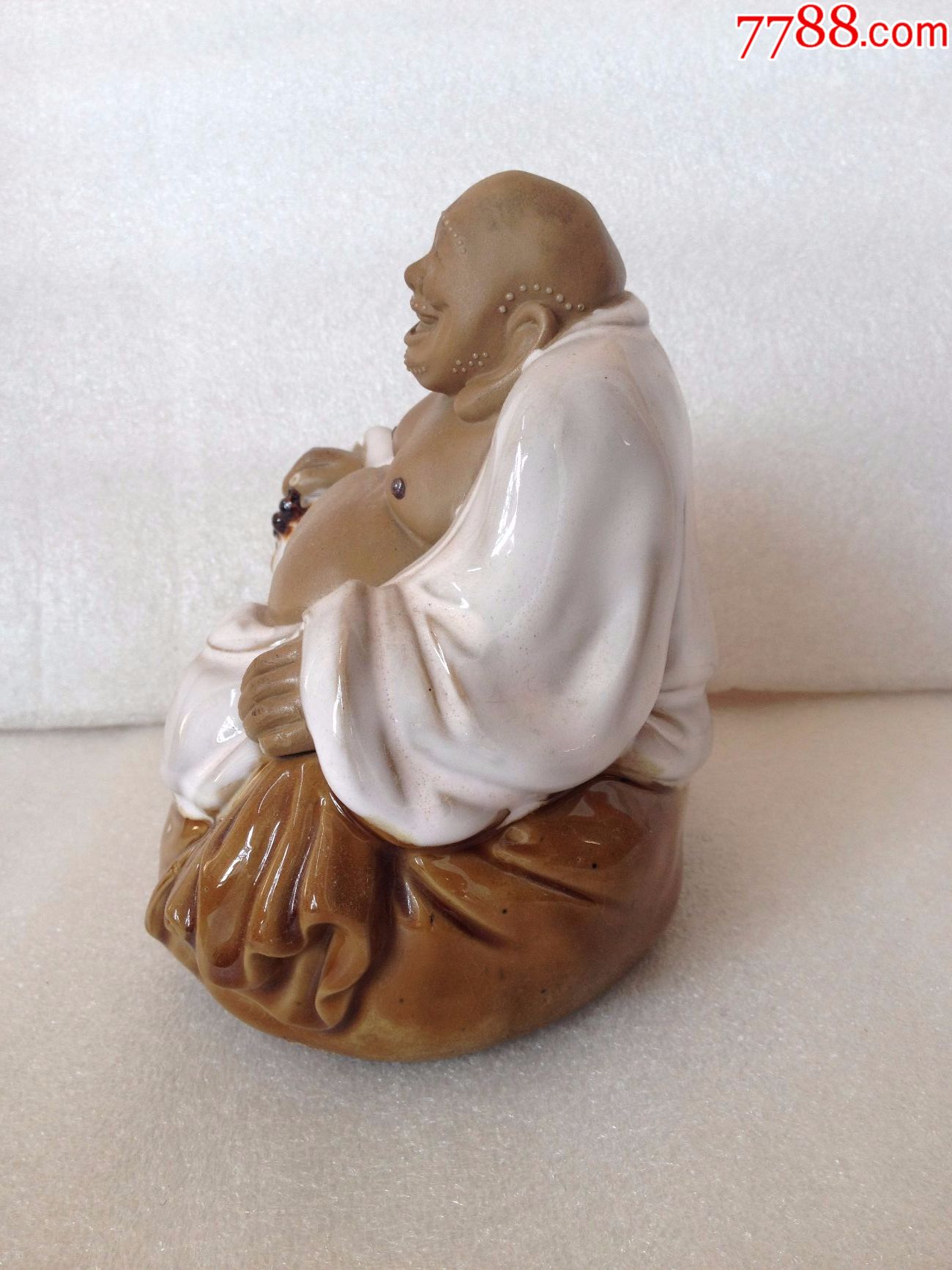 石湾龙窑开心布袋佛(马海大师作品)