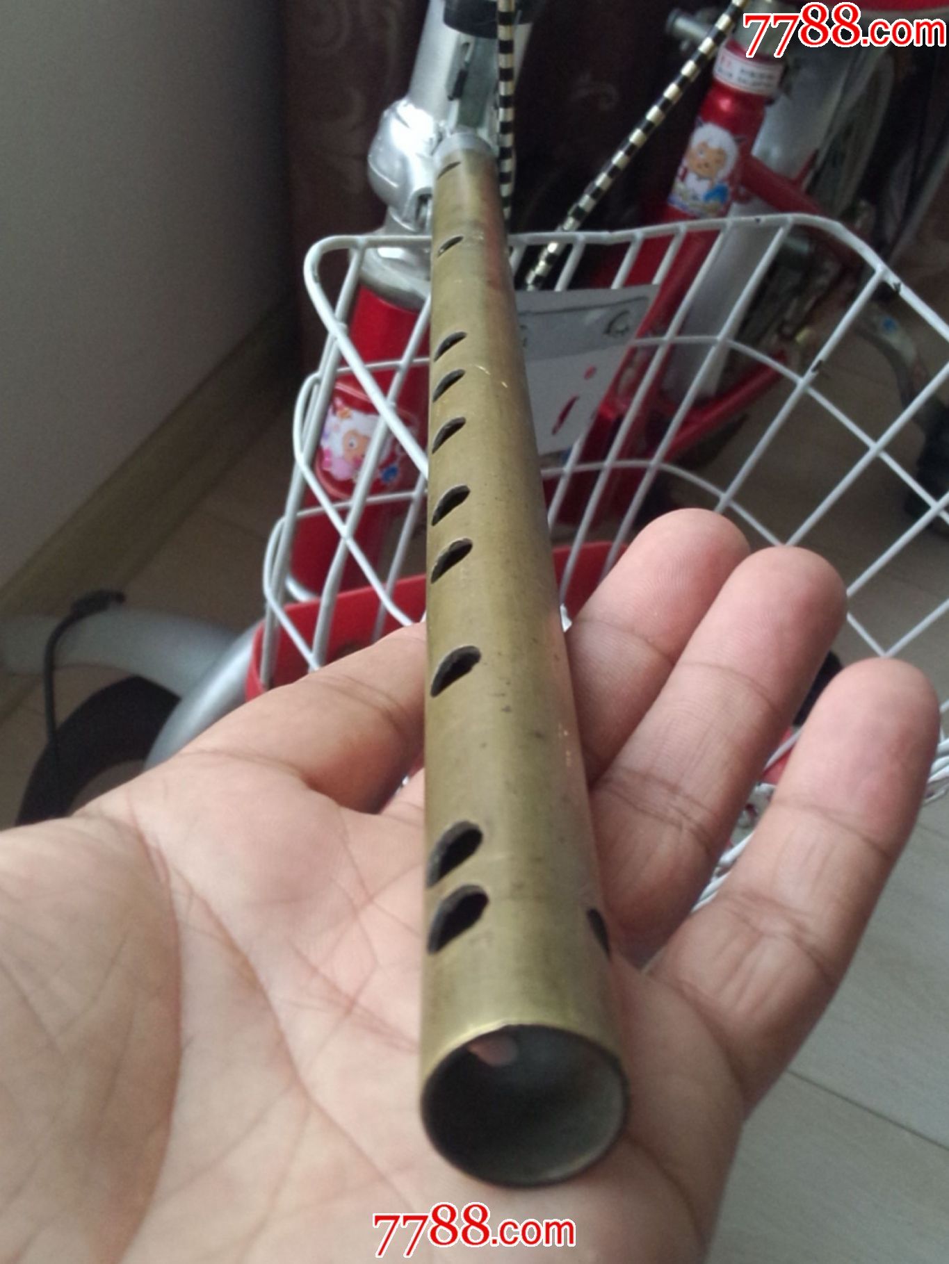 清末厚重老铜笛子一根