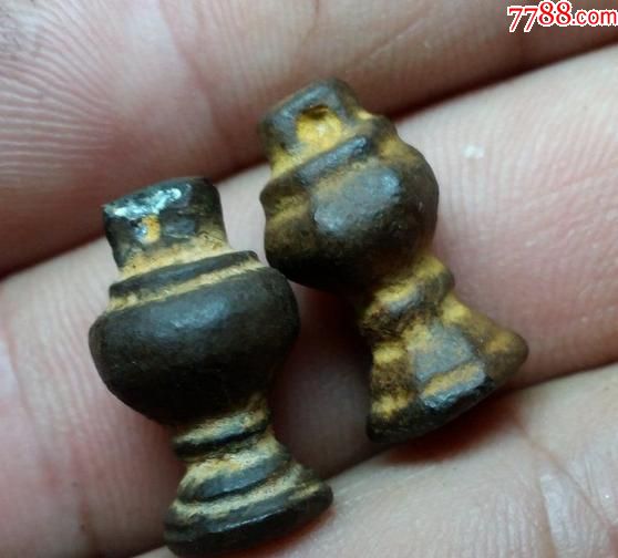 二个元代铜秤砣