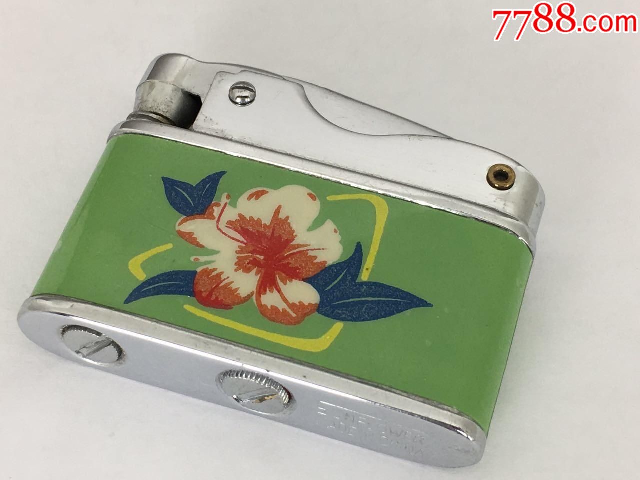 50年代我天朝上海生产葵花牌古董煤油打火机