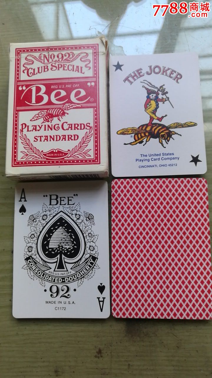 bee-价格:20.0000元-se51165675-扑克牌-零售-7788收藏__中国收藏热线