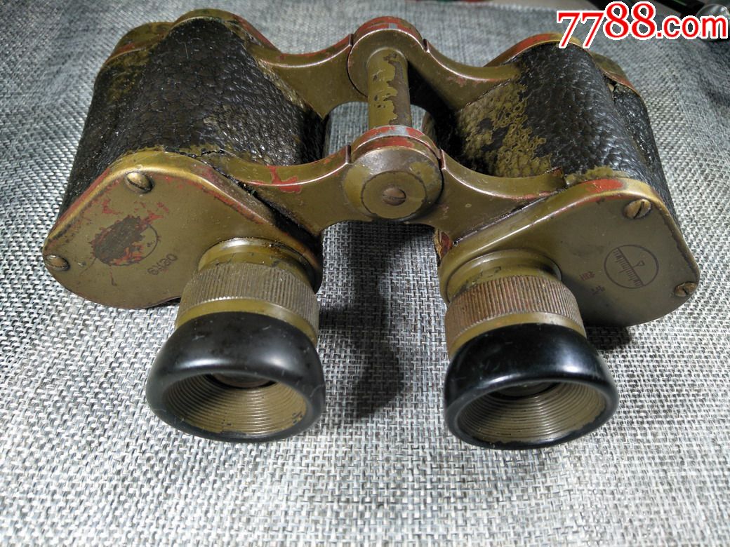 抗战国军中正式望远镜原漆二望
