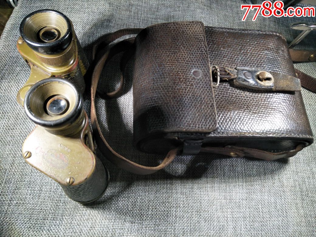 抗战国军中正式望远镜原漆二望