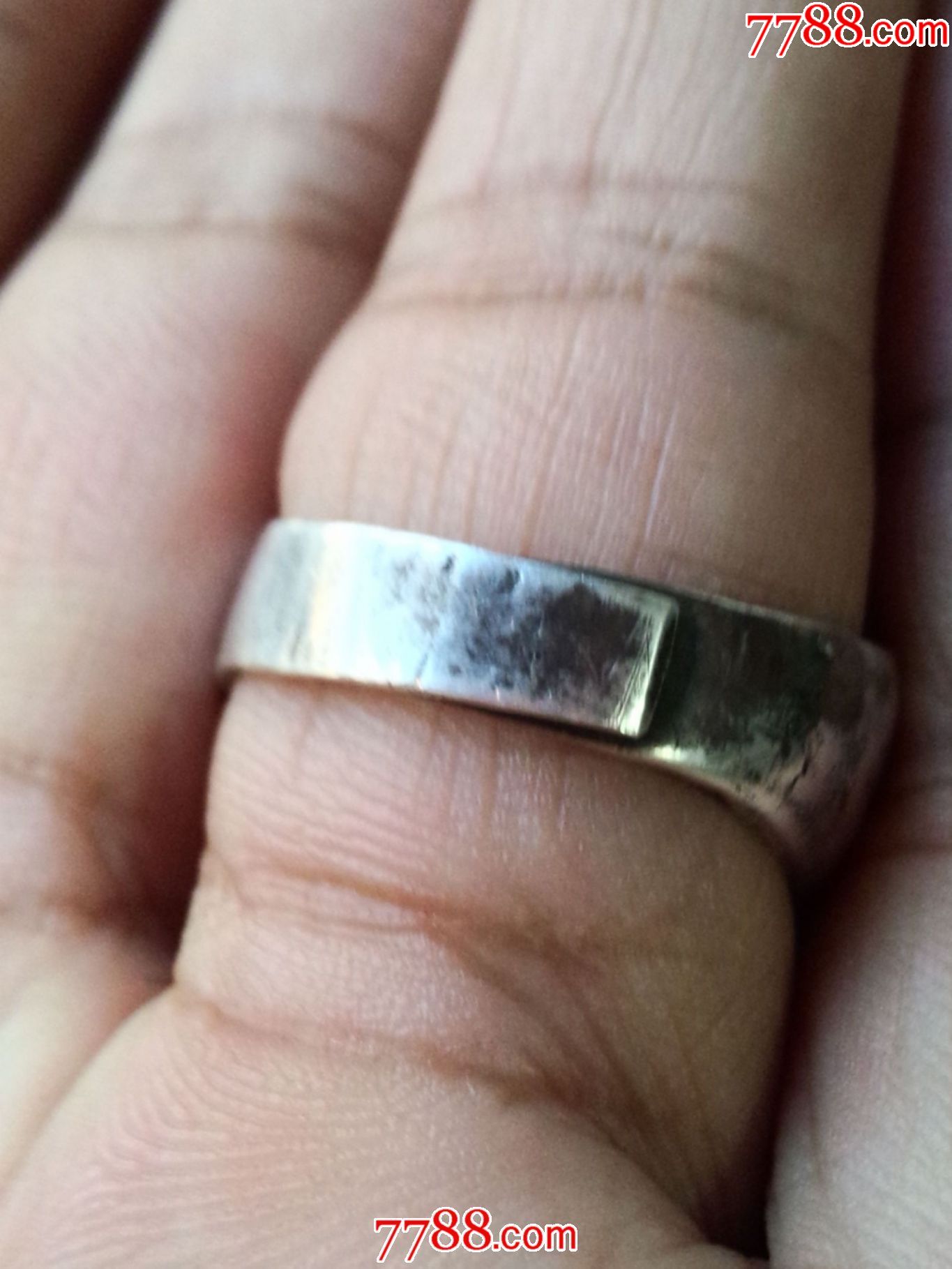 民国老龙头纯银男戒11.5克