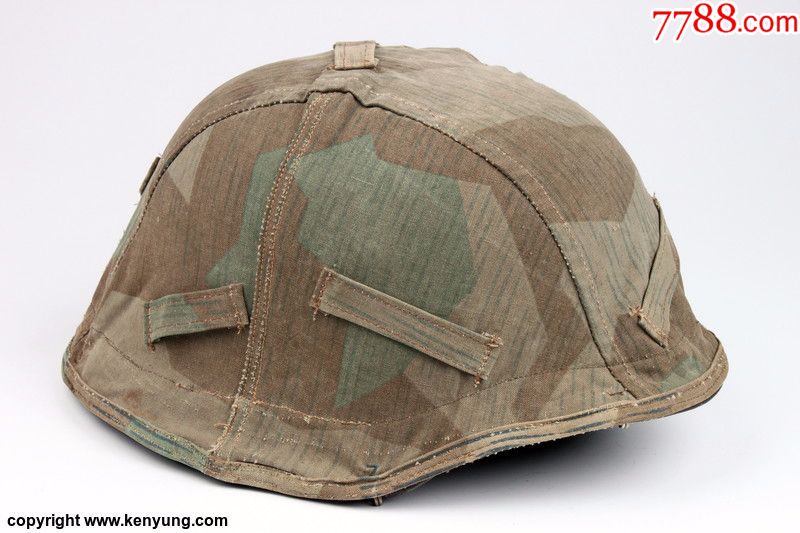 二战德军迷彩头盔图片