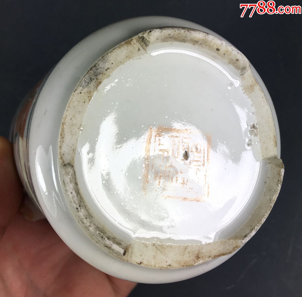 清代光绪年名家少山作品稀少花纹人物故事粉彩参汤罐全品