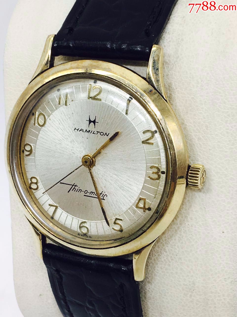 罕见盘珍珠陀全包金汉密尔顿