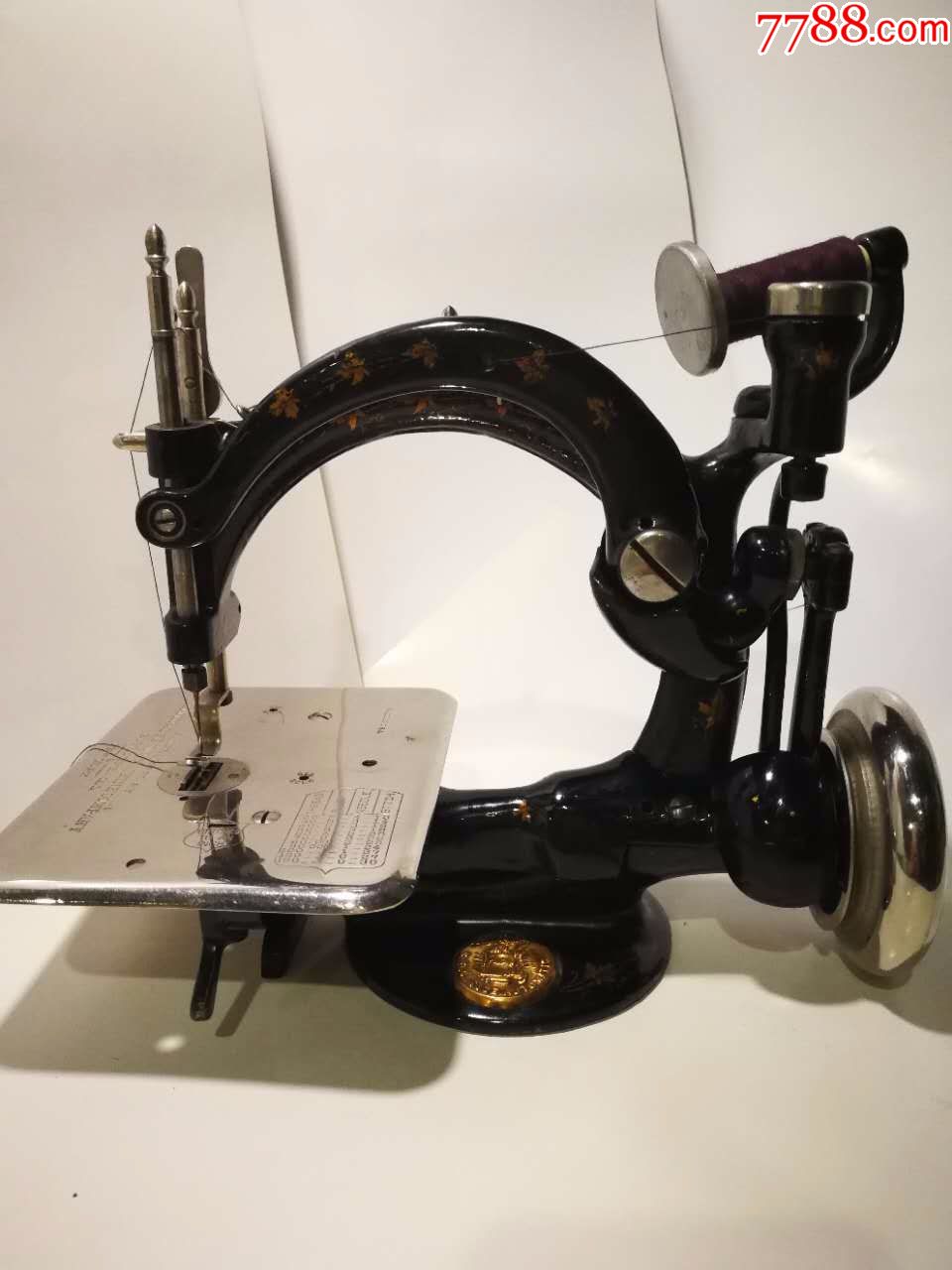 威尔考克斯吉布斯willcoxgibbs古董手摇缝纫机