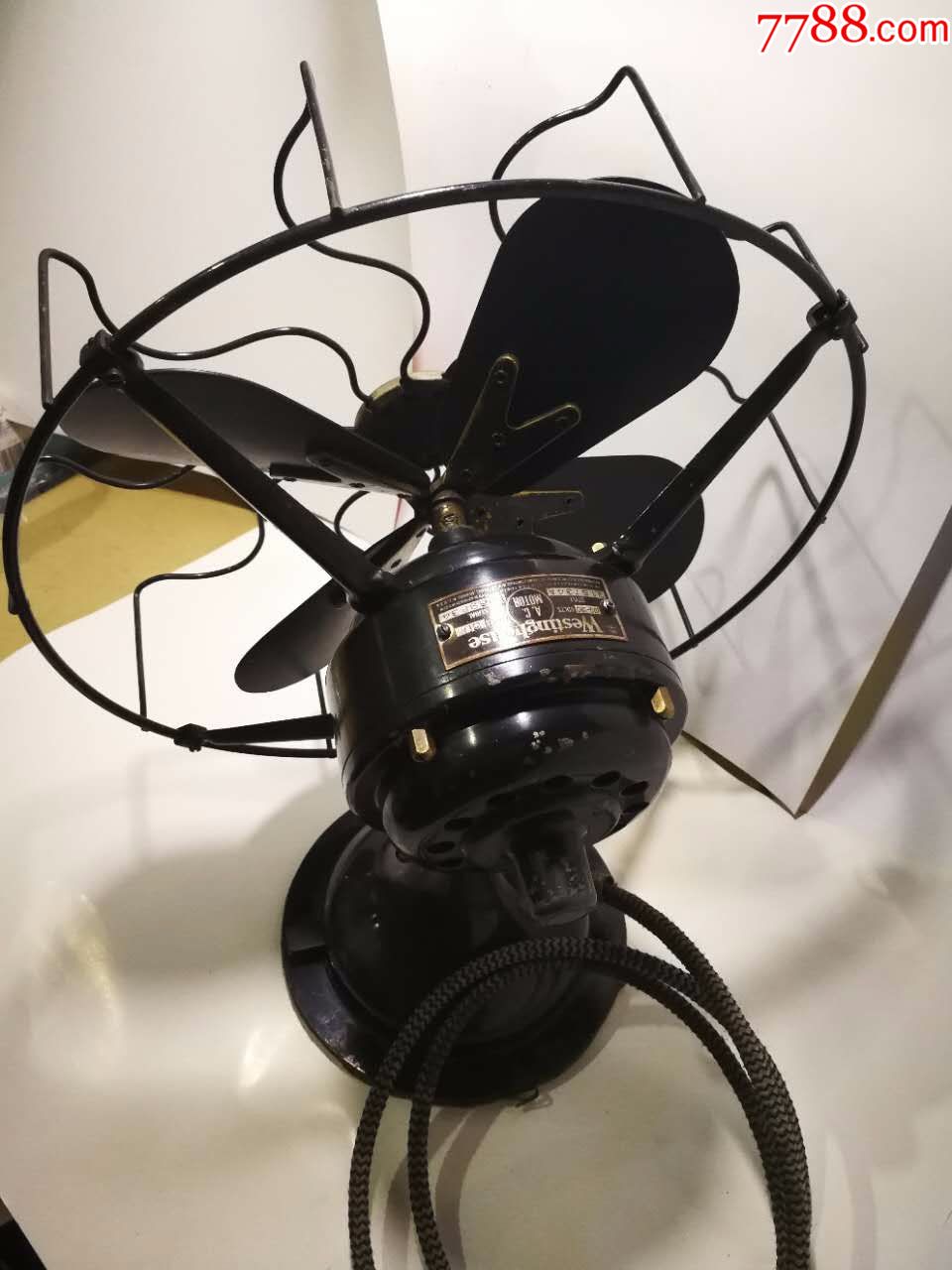 美国西屋威斯汀古董风扇_电风扇_西洋风景【