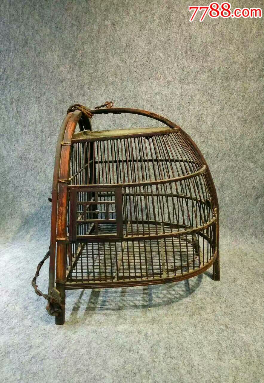 清代竹编鸟笼包老