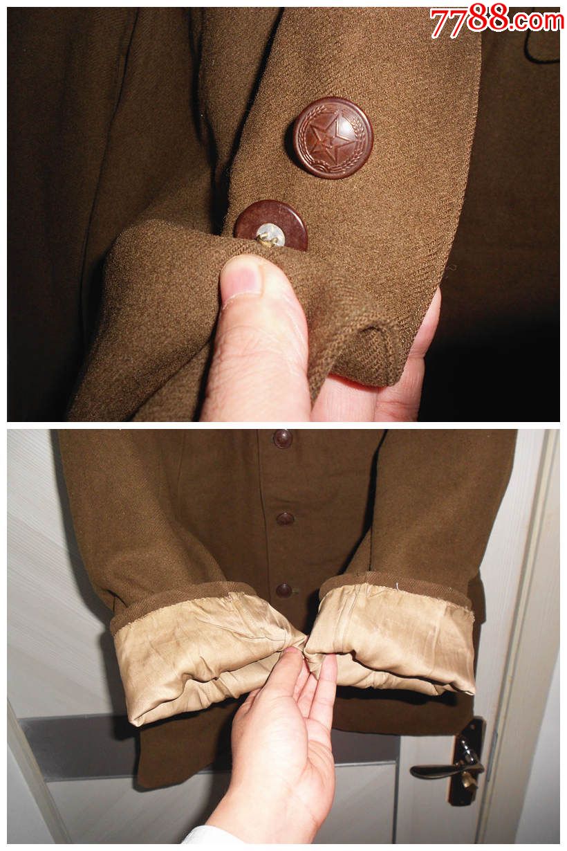 式校官麦尔登呢上衣,肩宽45袖长62胸围108带领衣长74,约正2号_旧军服