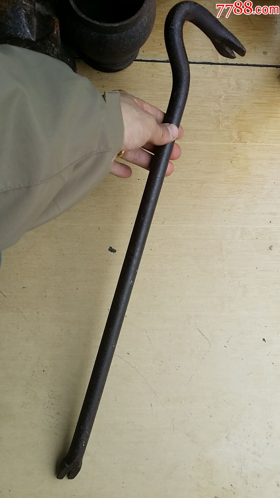 满洲国时期铁拔路(起钉器)