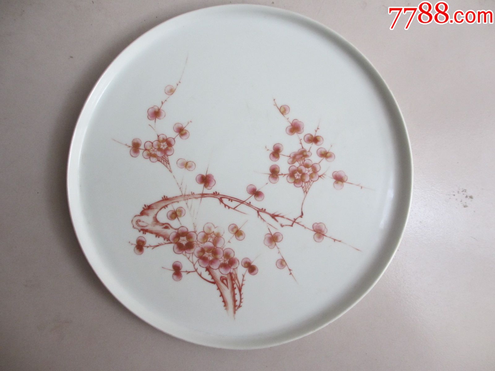 手绘·梅花赏盘
