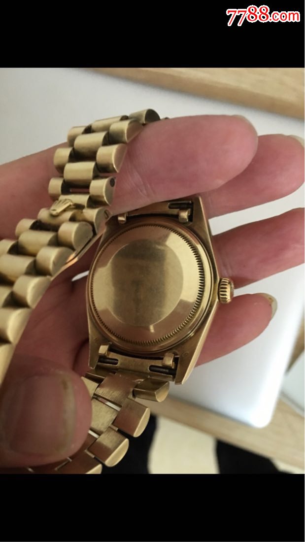 劳力士18k黄金打造男表16018