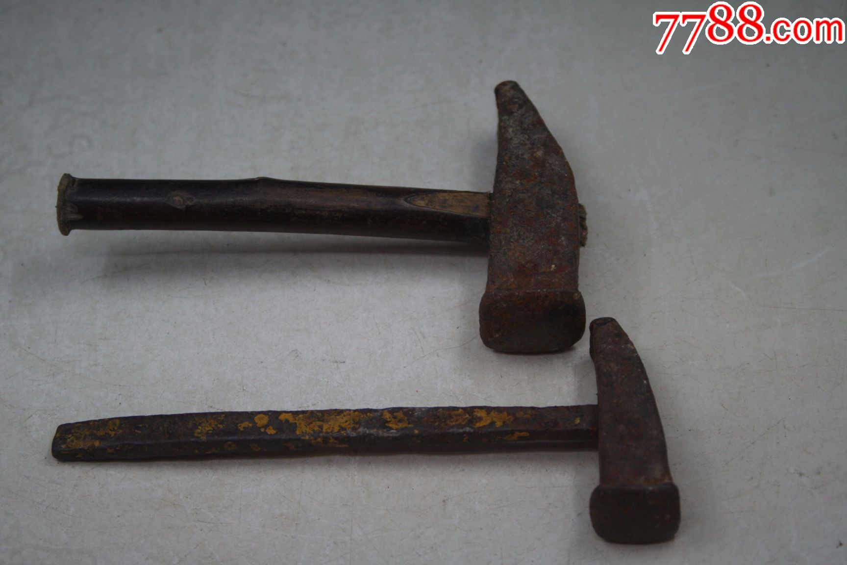 清代铁锤2只-价格:130.0000元-se52489048-铜兵器-零售-7788收藏__中