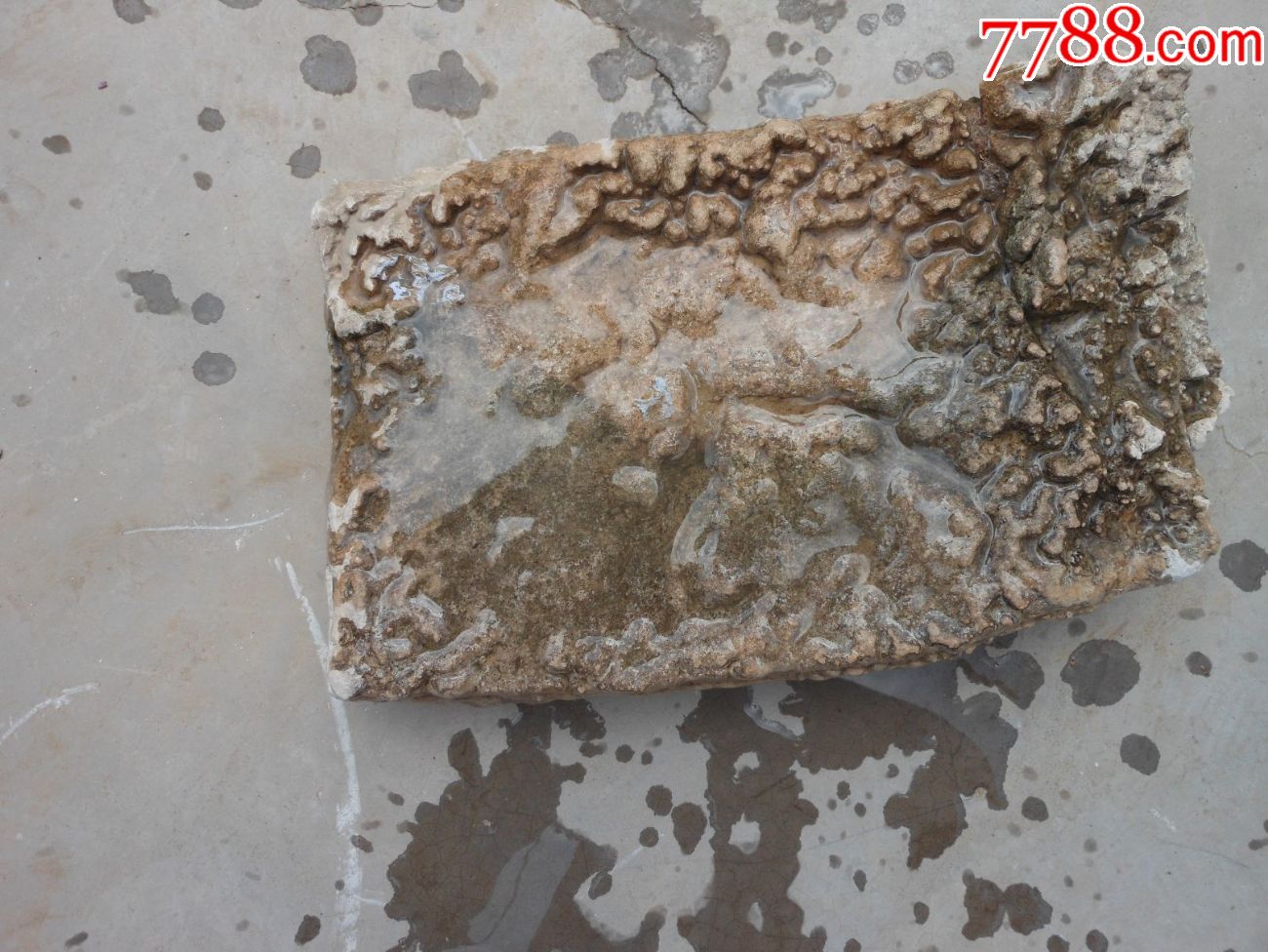 奇石;天然原石岩石一块云纹26厘米*15厘米*7厘米重约7市斤