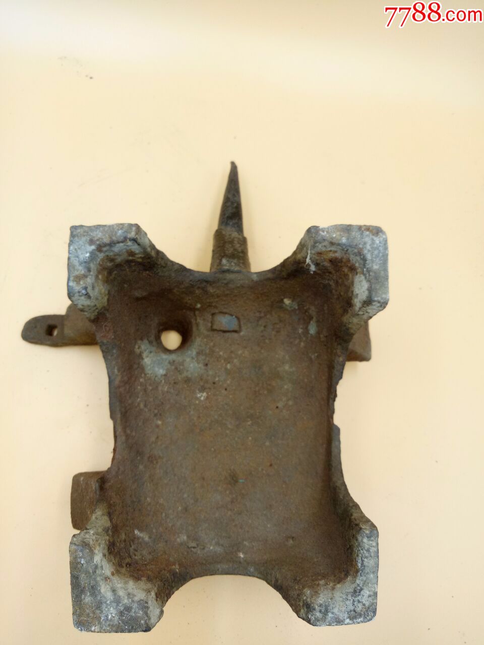 古玩古董老铁砧老铁器老工具