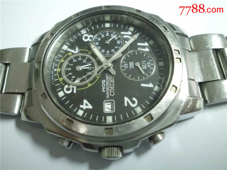 "经典"精工,机芯7t92a,"七针",走时准.