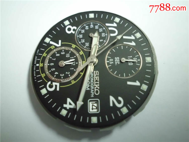 "经典"精工,机芯7t92a,"七针",走时准.