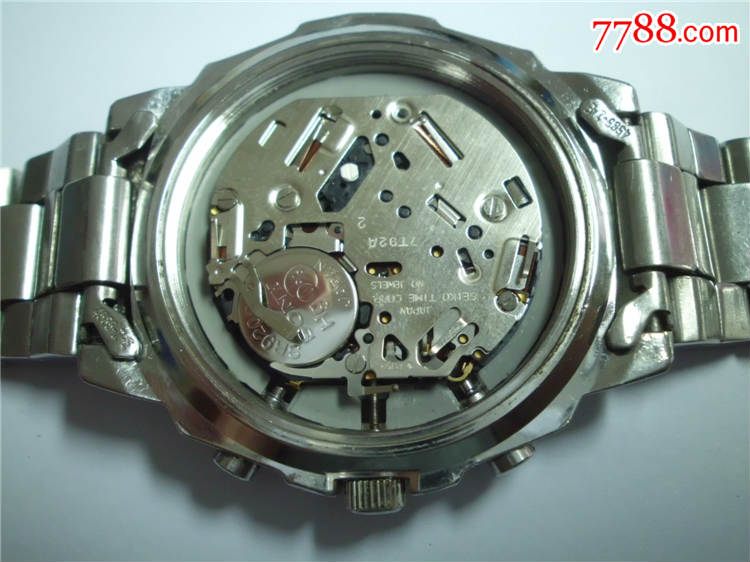 "经典"精工,机芯7t92a,"七针",走时准.