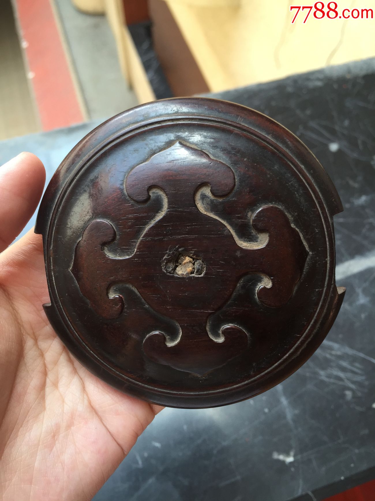 清代红木盖