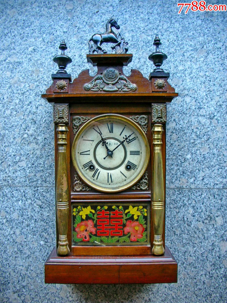 民国永字牌马头座钟_价格200.0000元_第1张_7788收藏__中国收藏热线