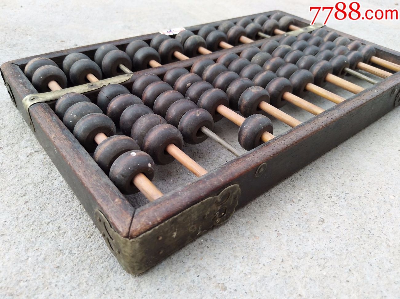 古董古玩瓷器民俗民国老旧物件保真保老红木算盘h8不议价