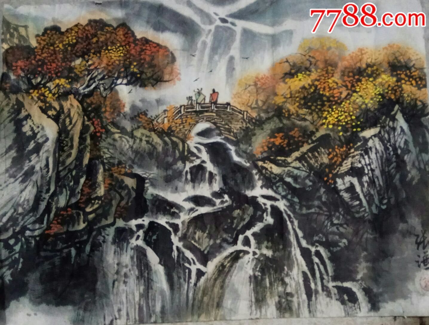 张谦,山水画