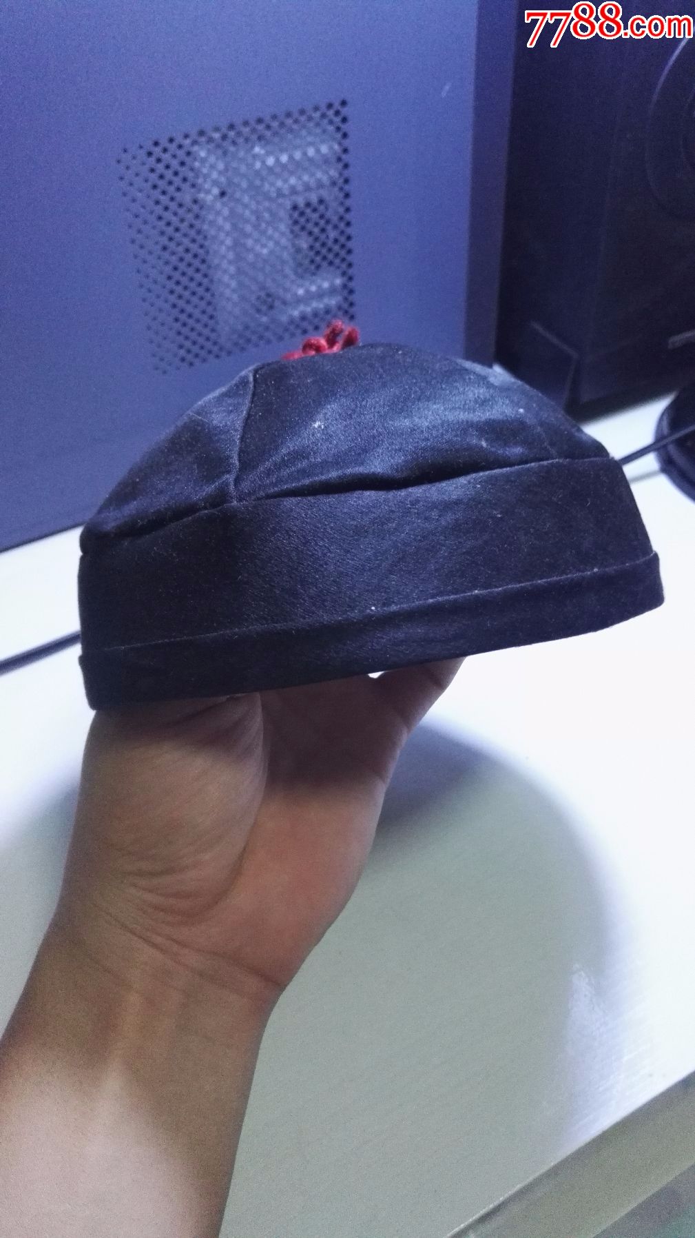 怀旧老服饰收藏民国瓜皮帽原品老物件帽子包老保真