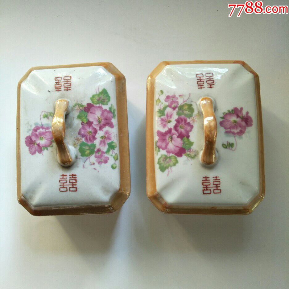 全品民国肥皂盒一对