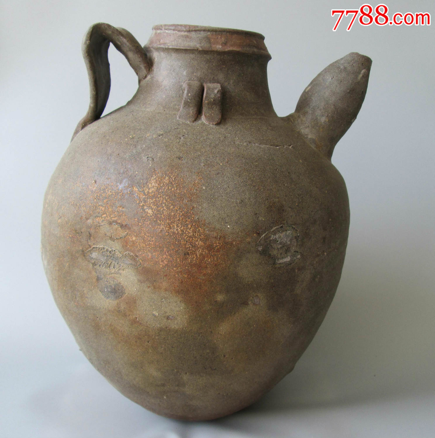 特大型宋代陶壶,全品