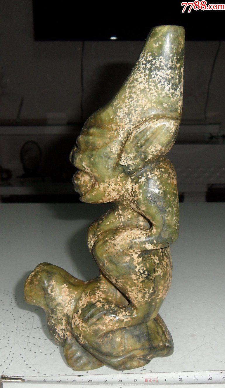 太阳神玉人—龟背人—高古玉器—红山文化玉器—红山玉器