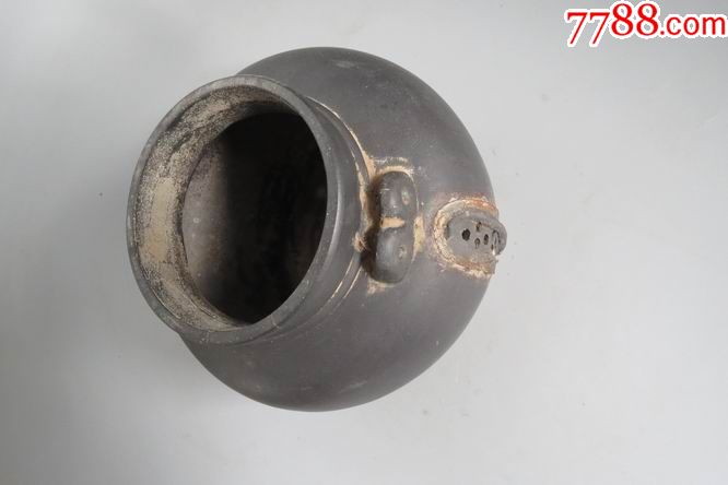 少见黑紫砂壶壶头宜兴王天喜制