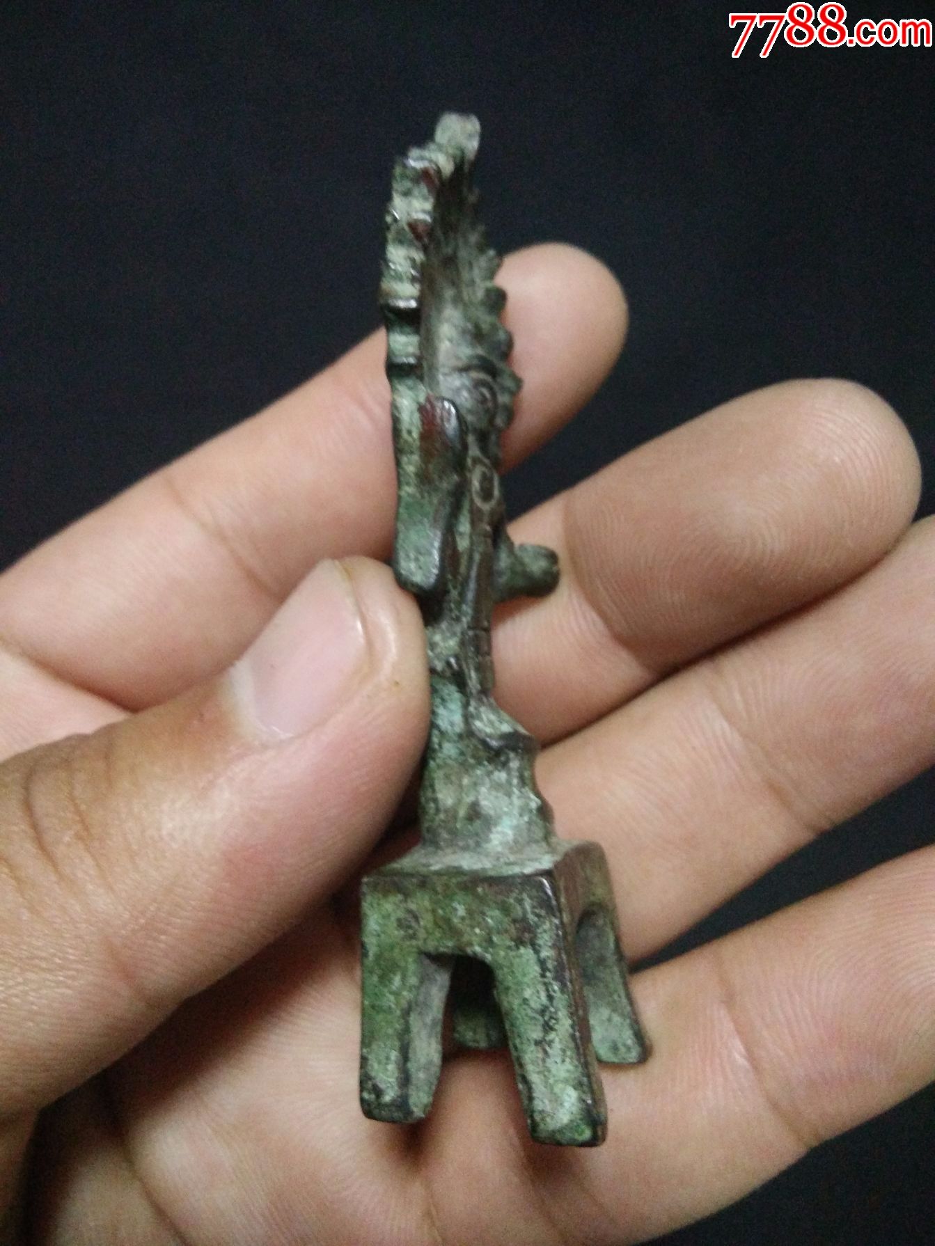 辽-青铜佛像-板凳佛