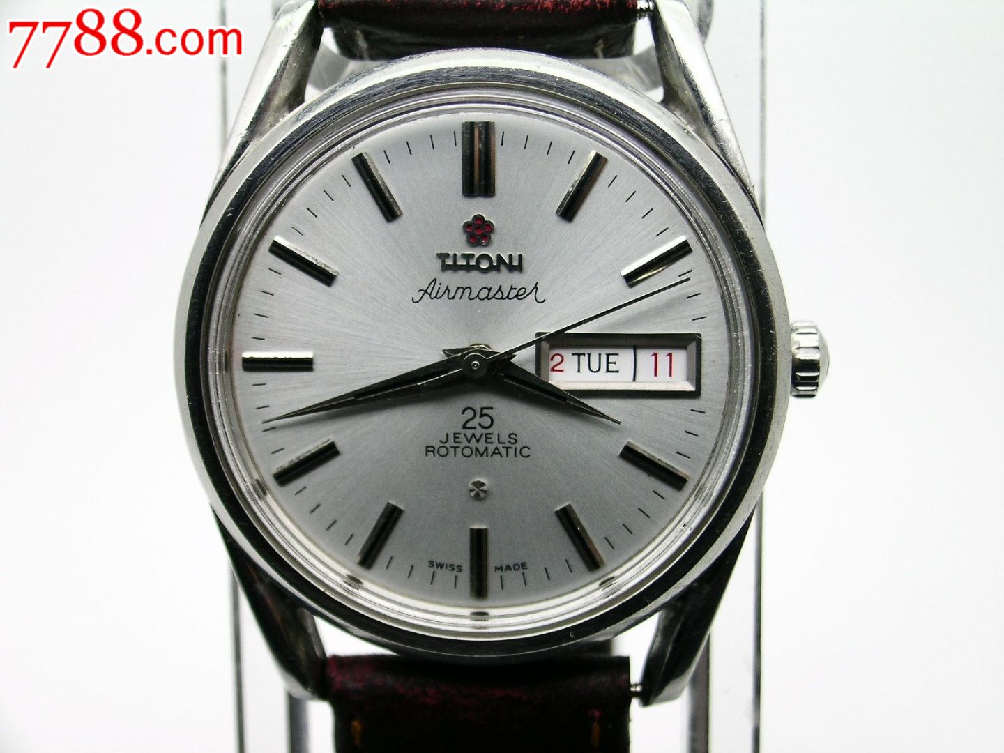 二手名表原装正品titoni梅花309自动机械表2836-2芯1051